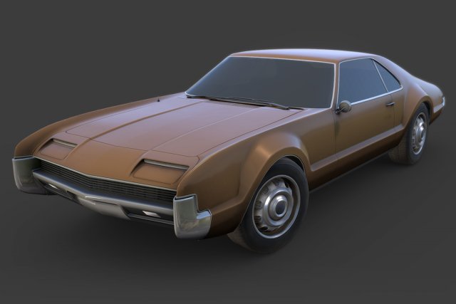 oldsmobile toronado 3D Modell .c4d .max .obj .3ds .fbx .stl .blend 