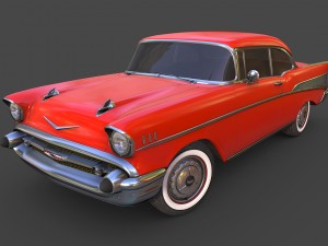 chevrolet bel air 1957 3Dモデル