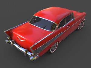 chevrolet bel air 1957 3Dモデル