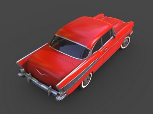 chevrolet bel air 1957 3Dモデル