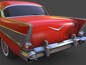 chevrolet bel air 1957 3Dモデル