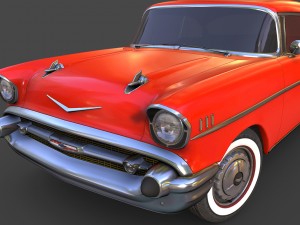 chevrolet bel air 1957 3Dモデル