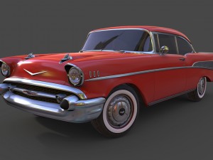 chevrolet bel air 1957 3Dモデル