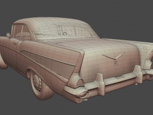 chevrolet bel air 1957 3Dモデル