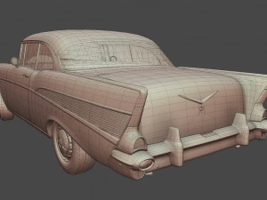 chevrolet bel air 1957 3D Model