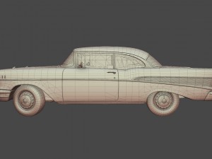 chevrolet bel air 1957 3Dモデル