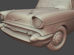 chevrolet bel air 1957 3D Model