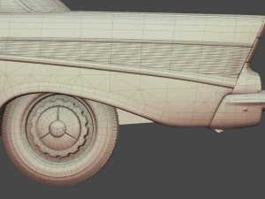 chevrolet bel air 1957 3D Model