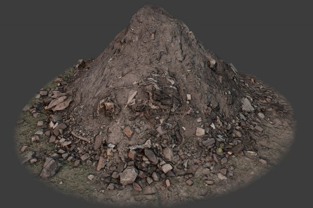 garbage pile 3D Model .c4d .max .obj .3ds .fbx .stl .blend 