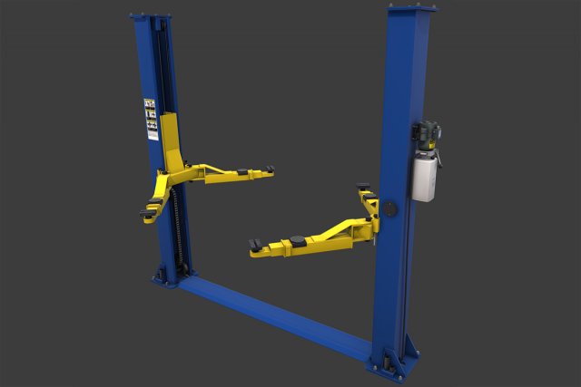car lift 3D Model .c4d .max .obj .3ds .fbx .stl .blend 