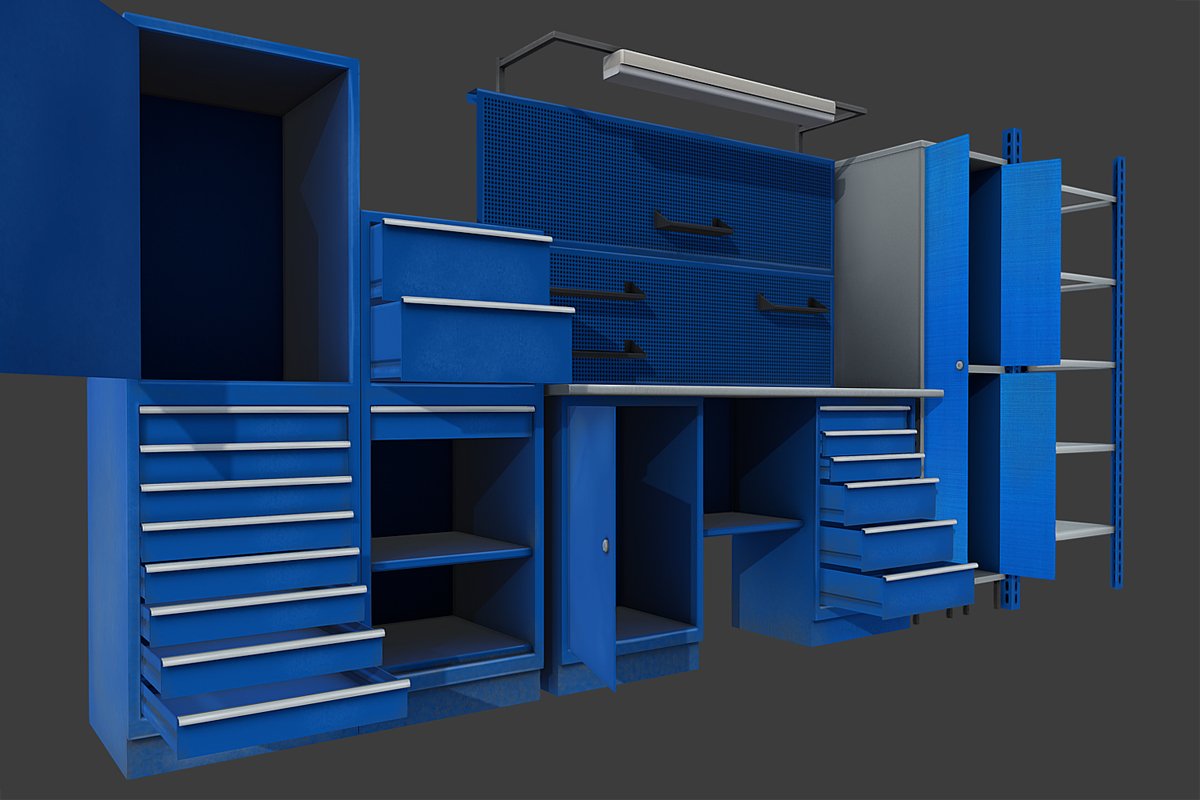 Верстак 3 уровня. Верстак 3д. верстак 3д модель. 3d model autoservice. 3д модель верстака для гаража.