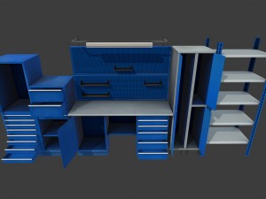 workbench Model 3D