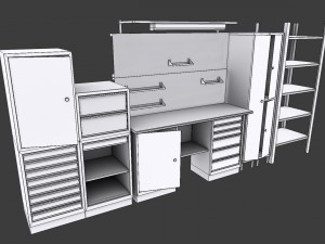 workbench Model 3D