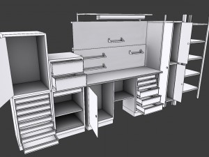 workbench Model 3D