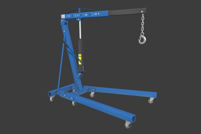 engine crane 3D-Modell .c4d .max .obj .3ds .fbx .stl .blend 