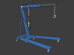 engine crane 3D-Modell