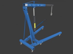 engine crane 3D-Modell