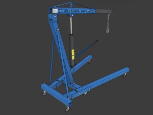 engine crane 3D-Modell