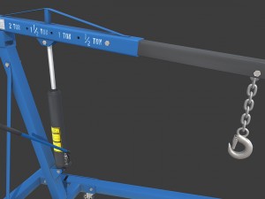 engine crane 3D-Modell