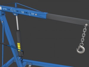 engine crane 3D-Modell