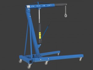 engine crane 3D-Modell