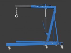 engine crane 3D-Modell