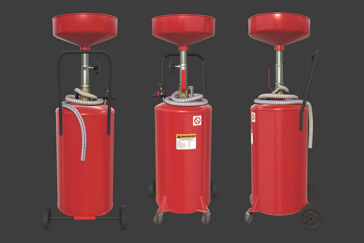 oil collector 3D Model .c4d .max .obj .3ds .fbx .stl .blend 