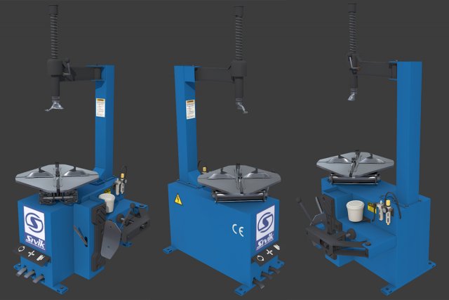 tire changer machine 3D 模型 .c4d .max .obj .3ds .fbx .stl .blend