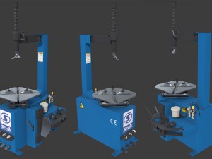 tire changer machine 3Dモデル