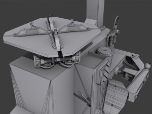 tire changer machine 3D 模型