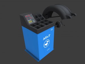 tire balancing machine 3Dモデル