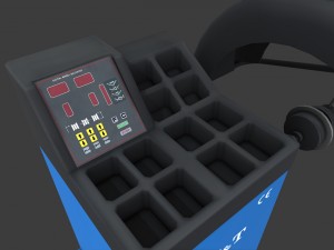 tire balancing machine 3D-Modell