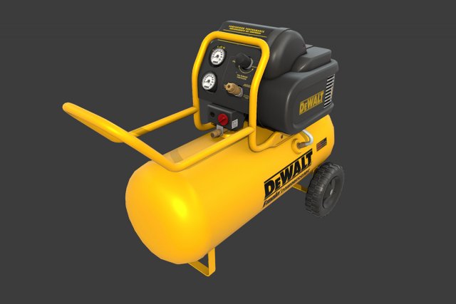 air compressor 3D Model .c4d .max .obj .3ds .fbx .stl .blend 