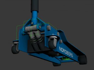 macaco de carro Modelo 3D