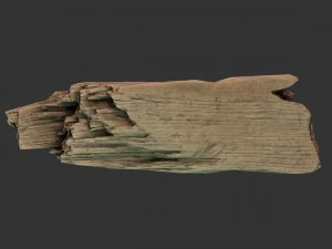 wooden plank debris 3D Model
