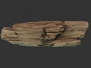 wooden plank debris 3D Model