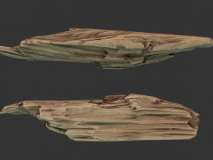 wooden plank debris 3D Модель
