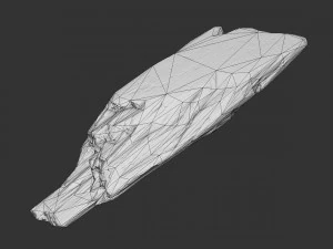 wooden plank debris 3D Model