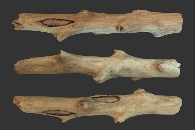 stick piece 3D Model .c4d .max .obj .3ds .fbx .stl .blend 