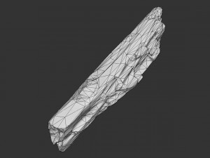 broken plank 3D Model