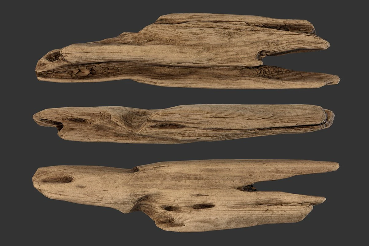 plank fragment 3D Model .c4d .max .obj .3ds .fbx .stl .blend 