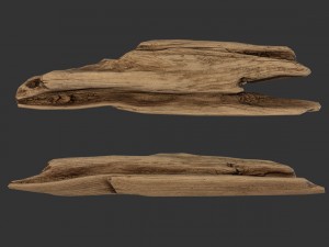 plank fragment 3D-Modell