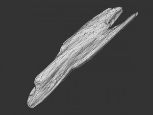 plank fragment 3D-Modell