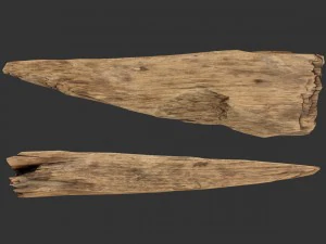 broken plank 3D Model