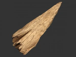 broken plank 3D Model
