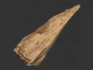 broken plank 3D Model