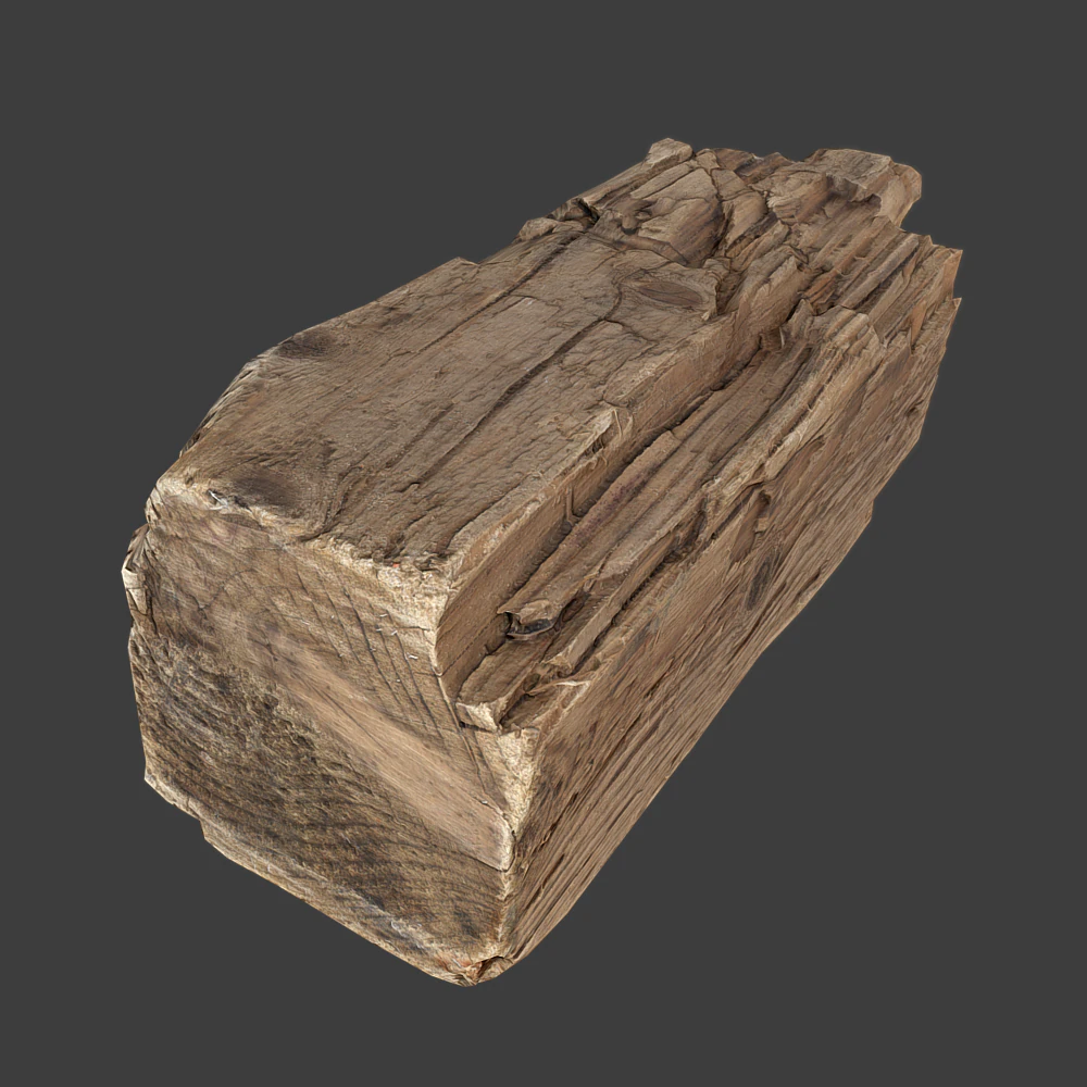 wood timber debris 3D Model .c4d .max .obj .3ds .fbx .stl .blend
