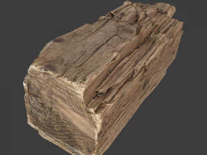 restos de madeira de madeira Modelo 3D