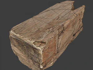 wood timber debris 3D Model