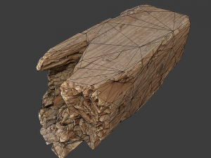 wood timber debris Modelo 3D